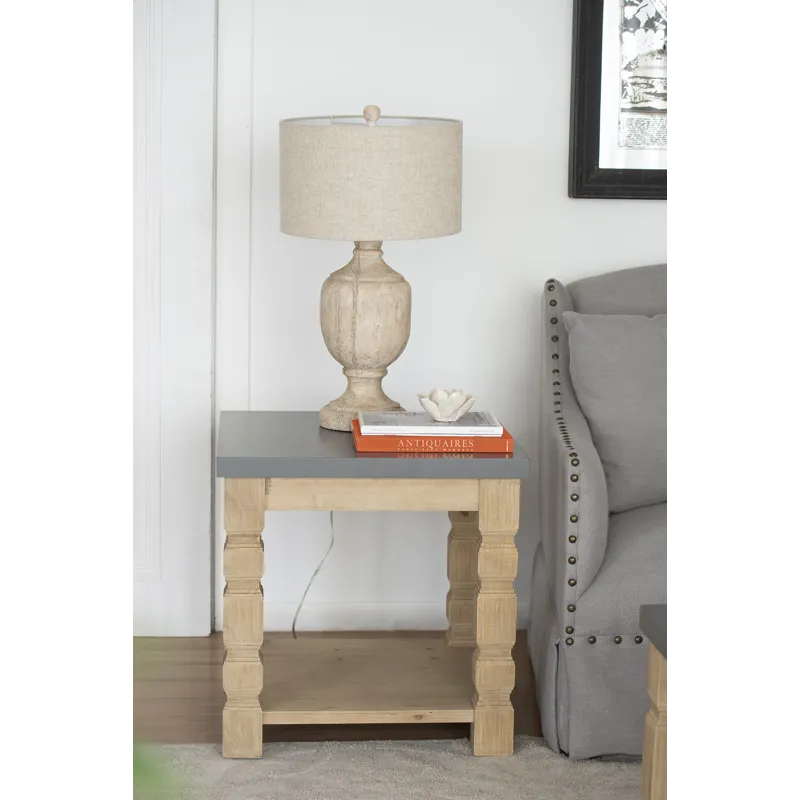 Side Table - Brown Gray