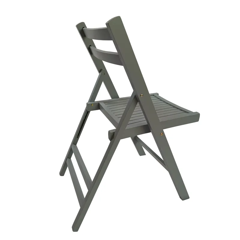 Folding Special Event Chairs, Foldable Style (Set of 4) - Gray