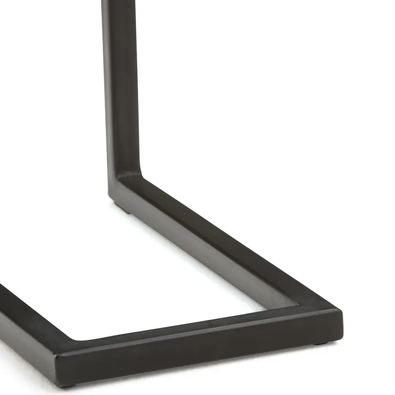 Skyler - C Side Table - Dark Cognac Brown