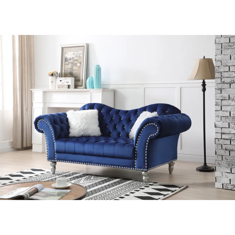 Wilshire - G0953A-L Loveseat - Blue