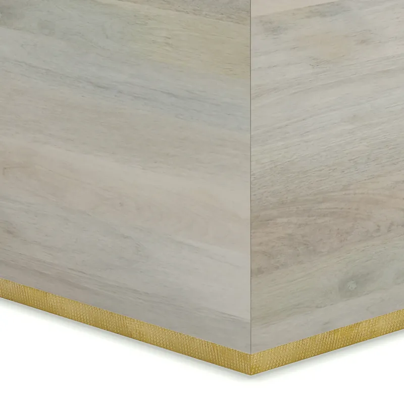Abba - Square Coffee Table - White Wash
