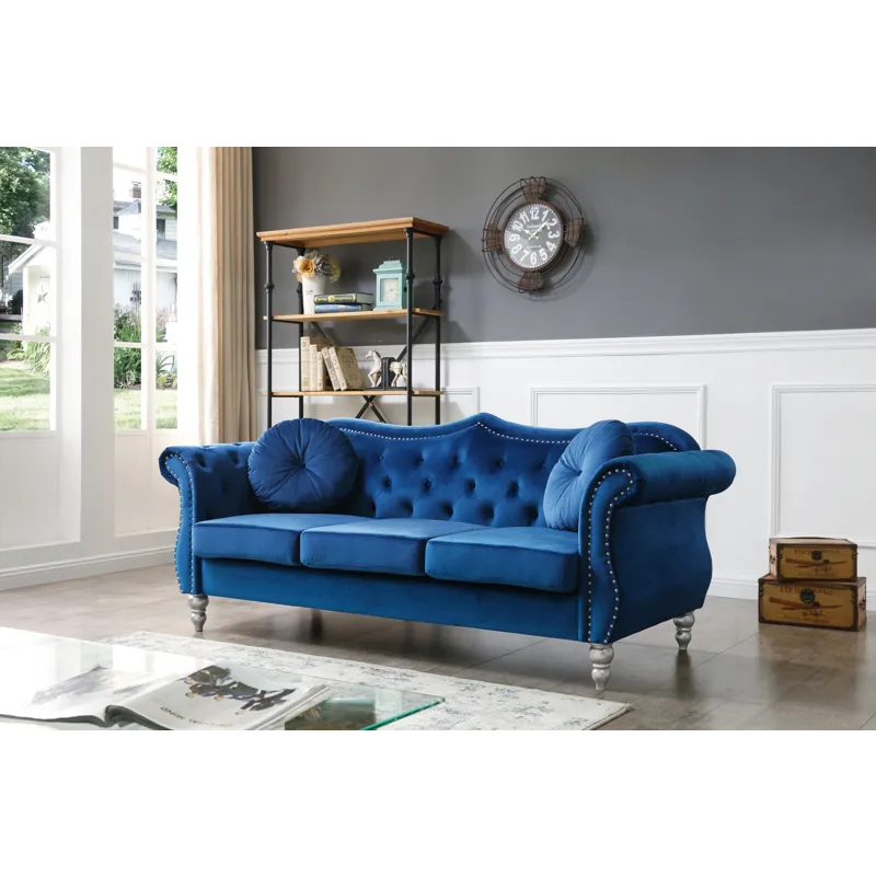 Hollywood - G0661A-S Sofa - Navy Blue