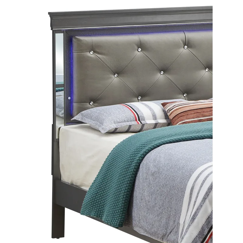 Verona - G6702C-FB3 Full Bed - Metalic Black