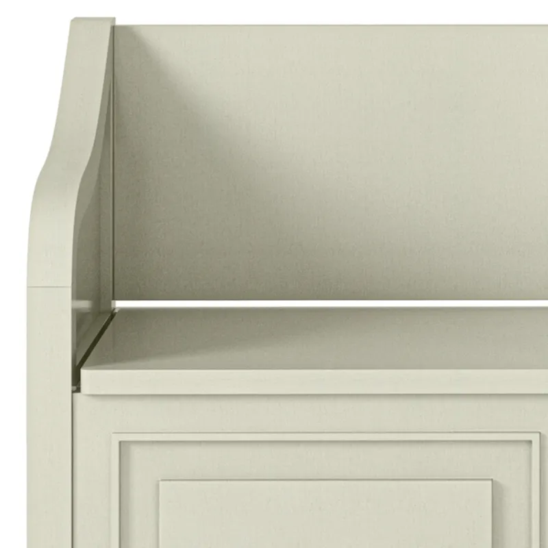 Connaught - Entryway Storage Bench - Antique White