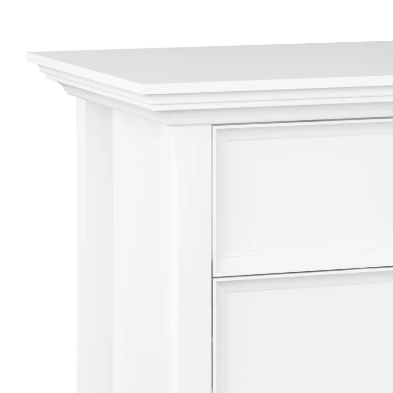 Amherst - Bedside Table - White