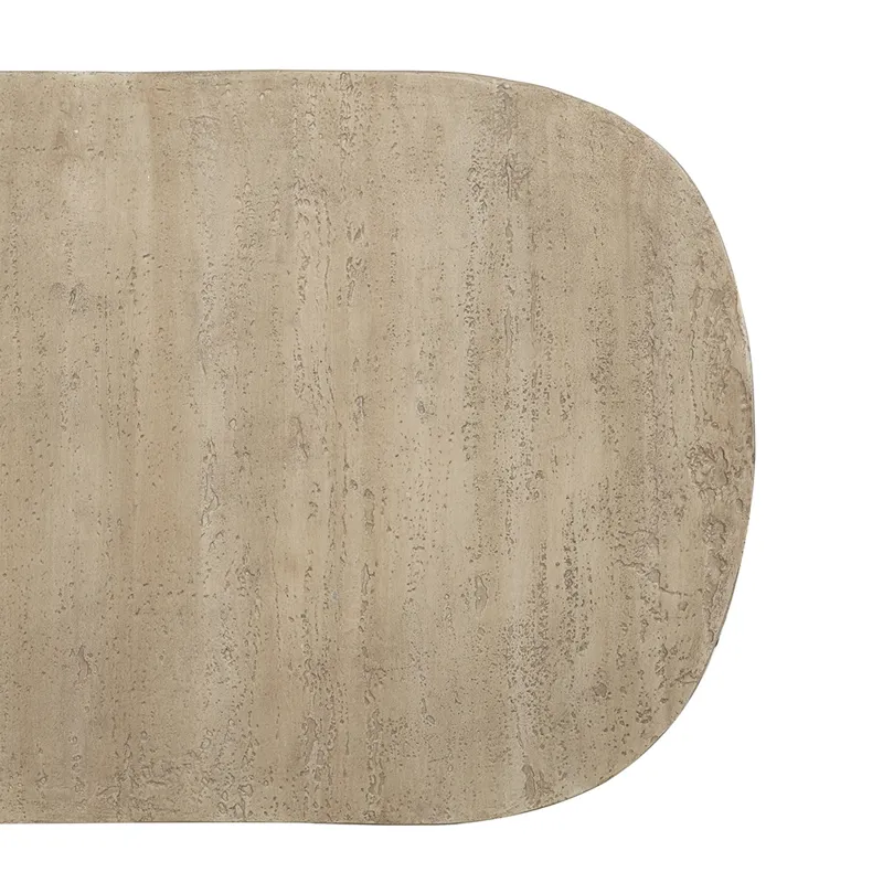 Oval Coffee Table - Cream