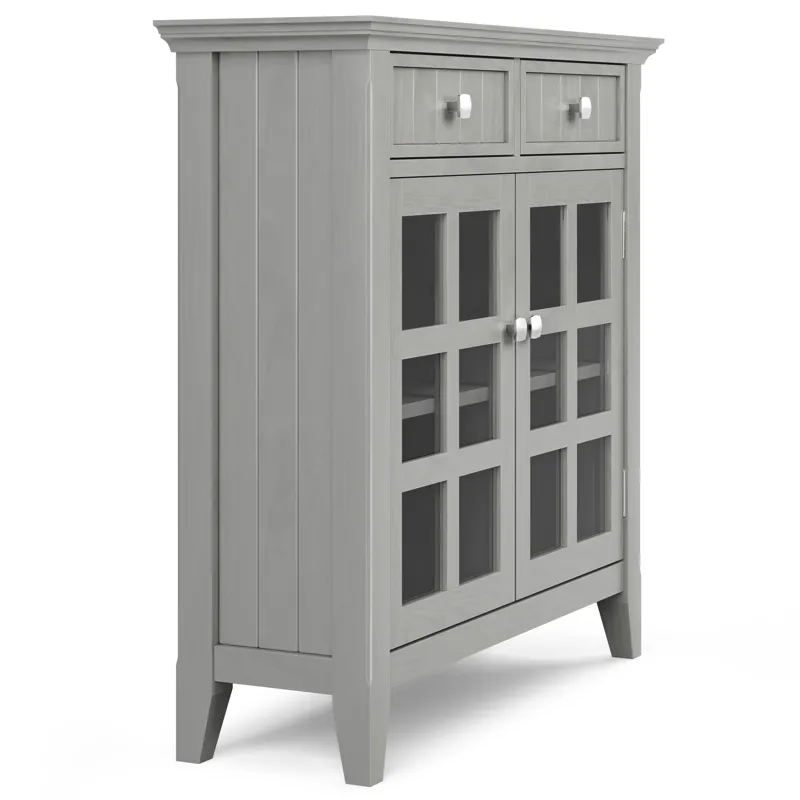 Acadian - Entryway Storage Cabinet - Fog Grey