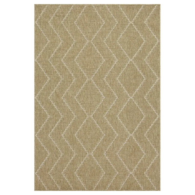Earth - 7\'10\" X 10\'3\" Indoor / Outdoor Area Rug - Jute / White
