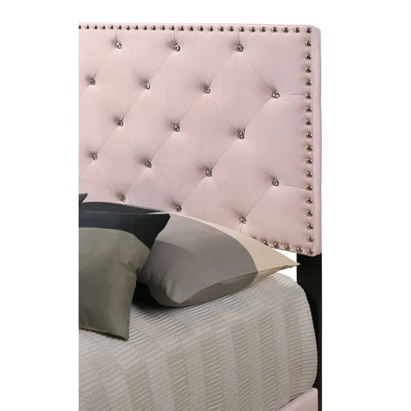 Suffolk - G1406-TB-UP Twin Bed - Pink