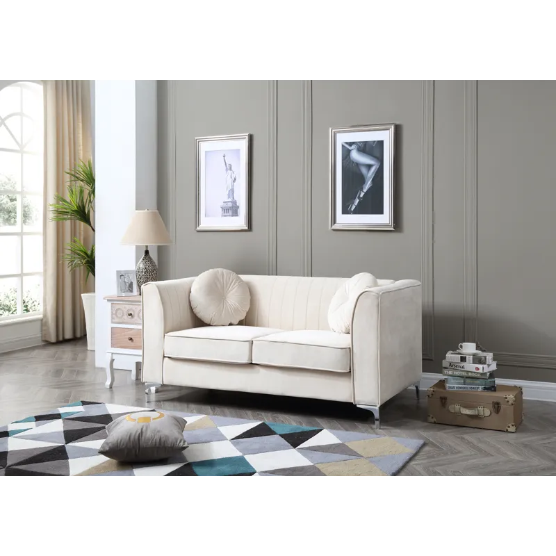 Delray - G797A-L Loveseat (2 Boxes) - Ivory