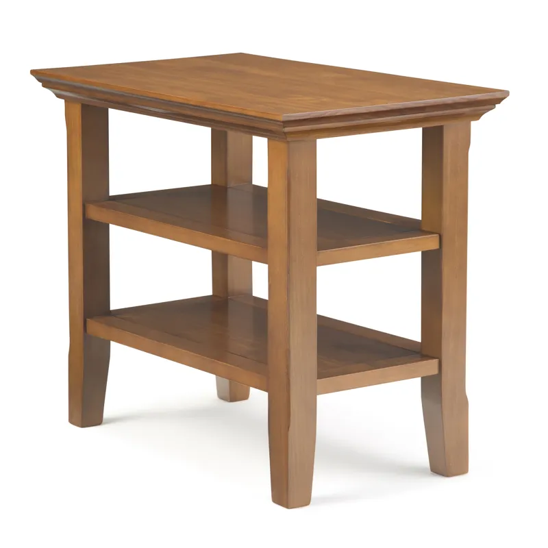 Acadian - Narrow Side Table - Light Golden Brown