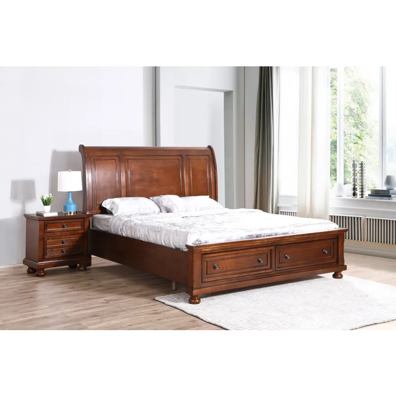 Meade - G8900A-KB King Bed (4 Boxes) - Cherry