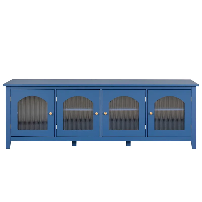 StylishTVcabinet Entertainment CenterTV Stand, TVconsoletable, Media Console, Solidwood Frame, Chang