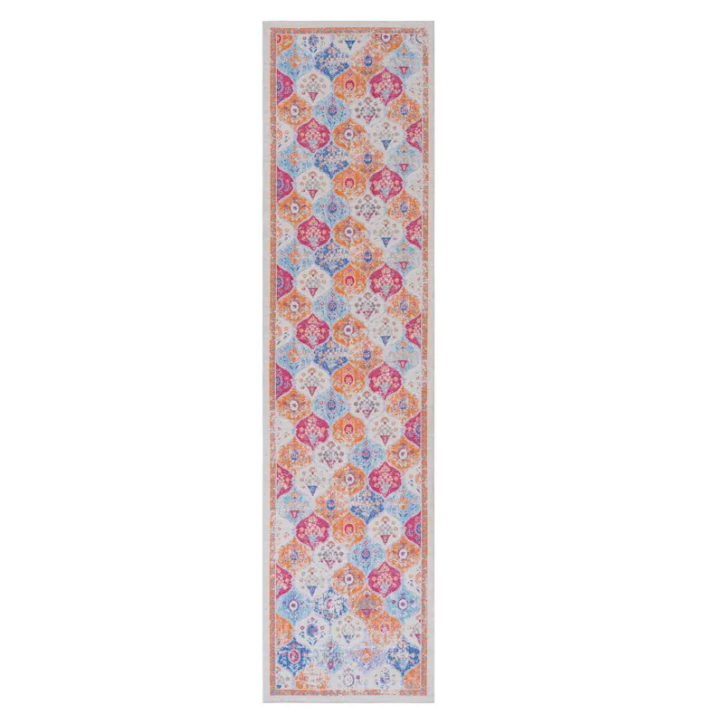2\'6\'\'X10\' Area Rug, Washable Rug, Low-Pile, Non-Slip, Non-Shedding, Foldable, Kid & Pet Friendly