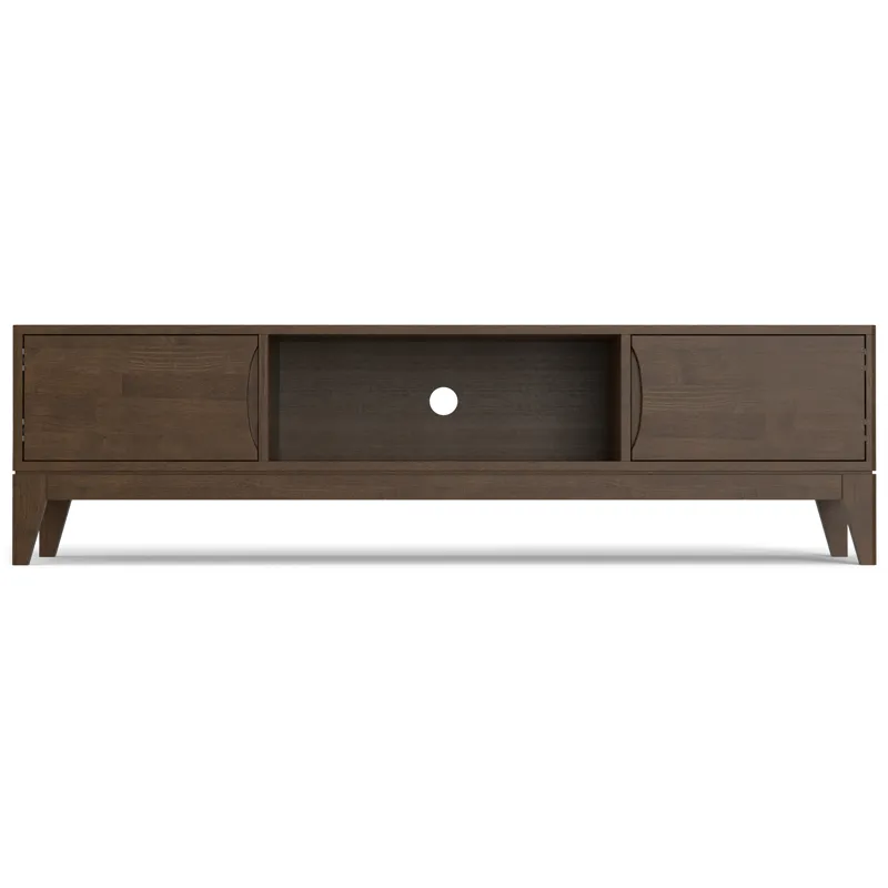 Harper - 72\" Low TV Media Stand - Walnut Brown