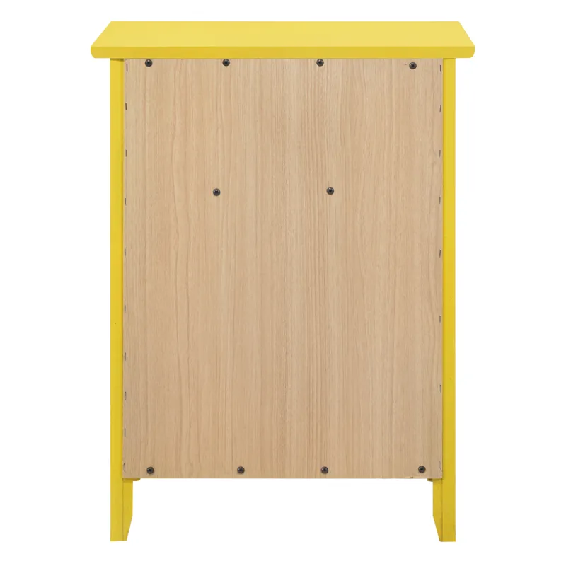 Izzy - G1402-N 1 Drawer /1 Door Nightstand - Yellow