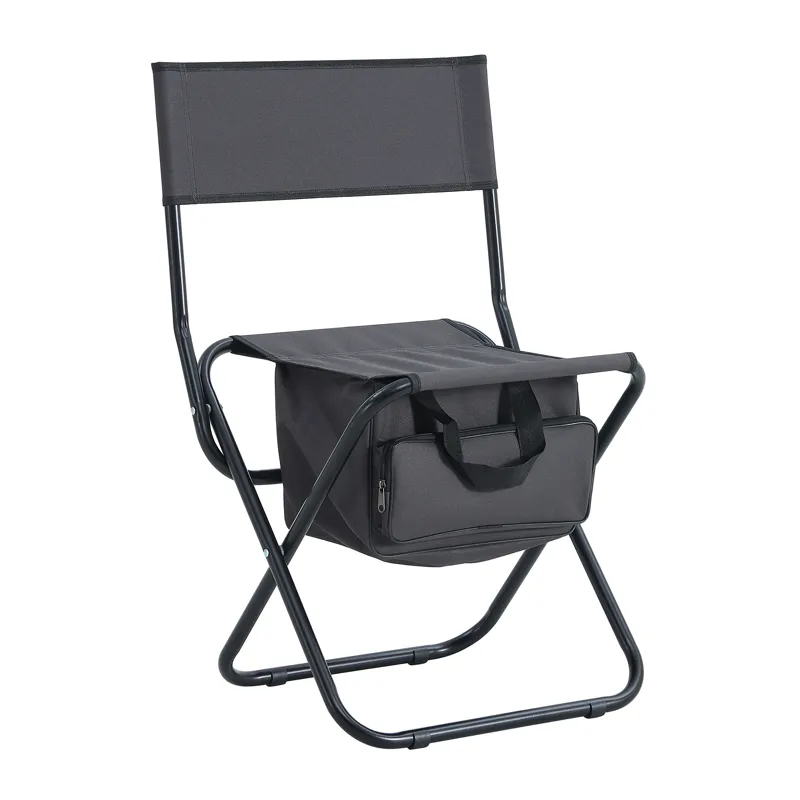 Folding Outdoor Chairs With Storage Bag, Portable Chair For Indoor, Outdoor Camping, Picnics And Fis