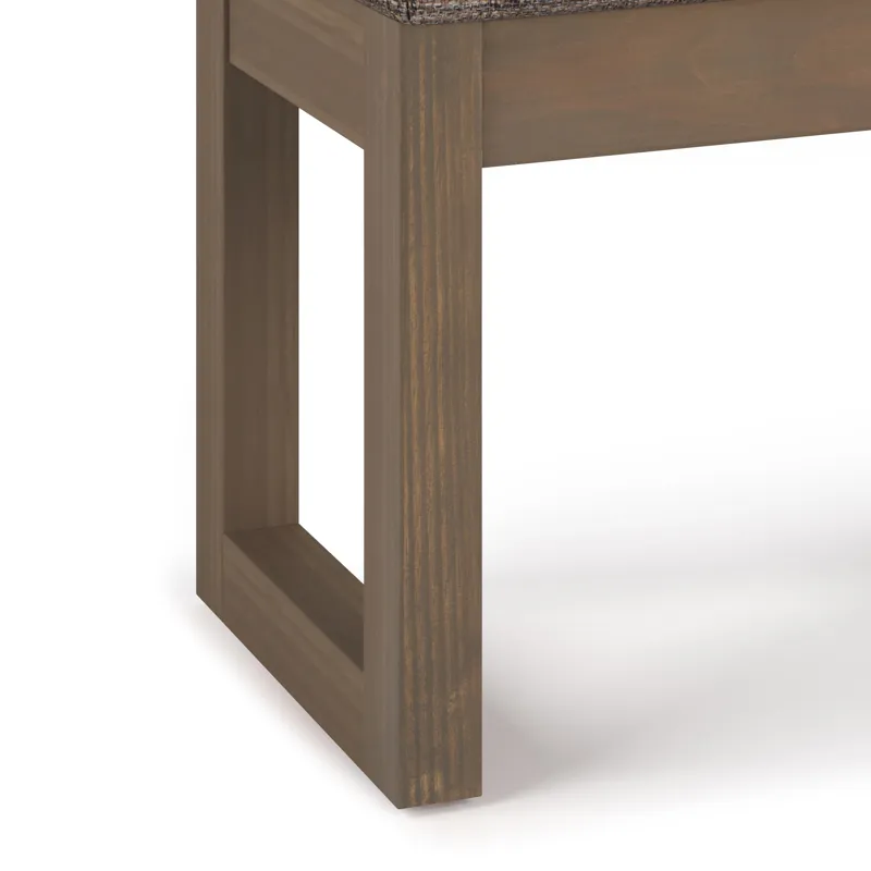 Milltown - Footstool Small Ottoman Bench - Mink Brown