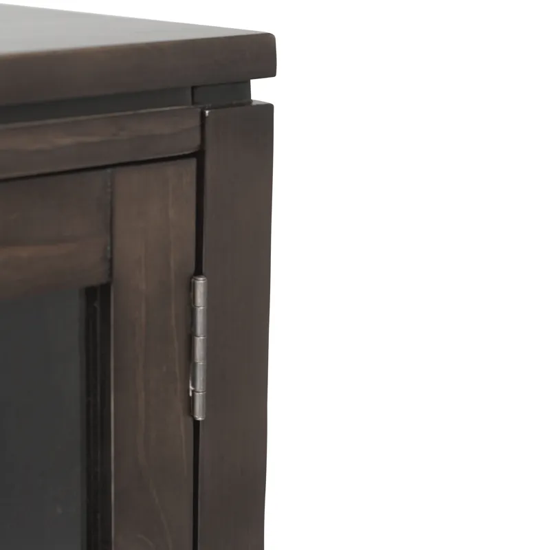 Cosmopolitan - 72\" Wide TV Media Stand - Mahogany Brown