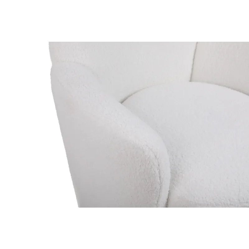 Teddy Swivel Barrel Chair, Swivel Accent Chairs Armchair For Living Room, Reading Chairs For Bedroom