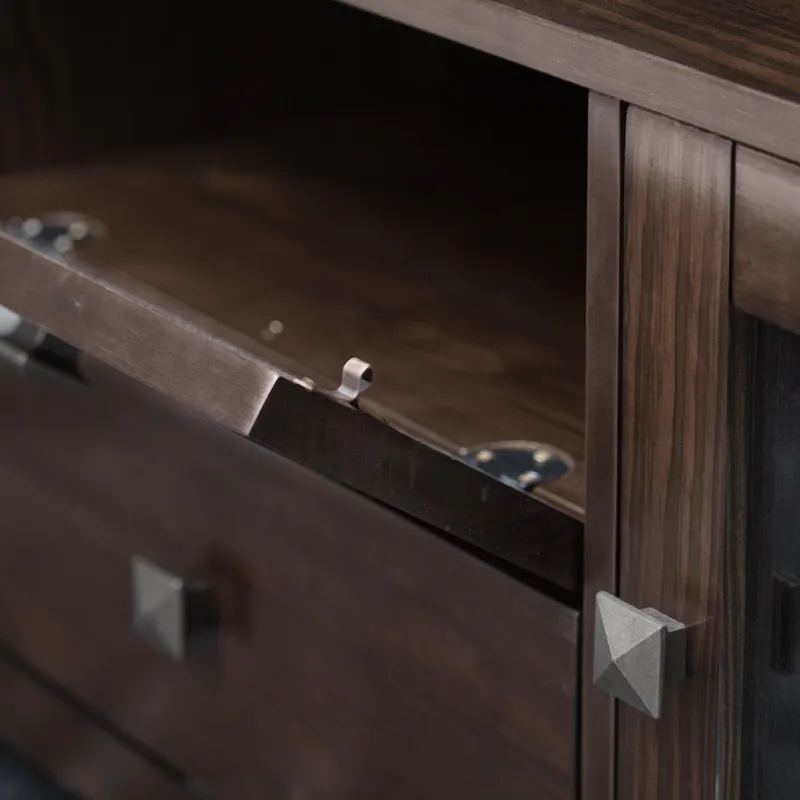 Cosmopolitan - 72\" Wide TV Media Stand - Mahogany Brown