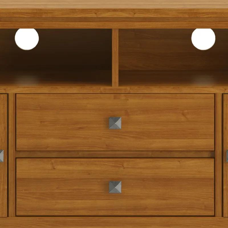 Cosmopolitan - 72\" Wide TV Media Stand - Light Golden Brown