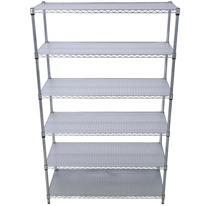 6 Tier 6000Lbs Capacity Nsf Metal Shelf Wire Shelving Unit, Heavy Duty Adjustable Storage Rack With 