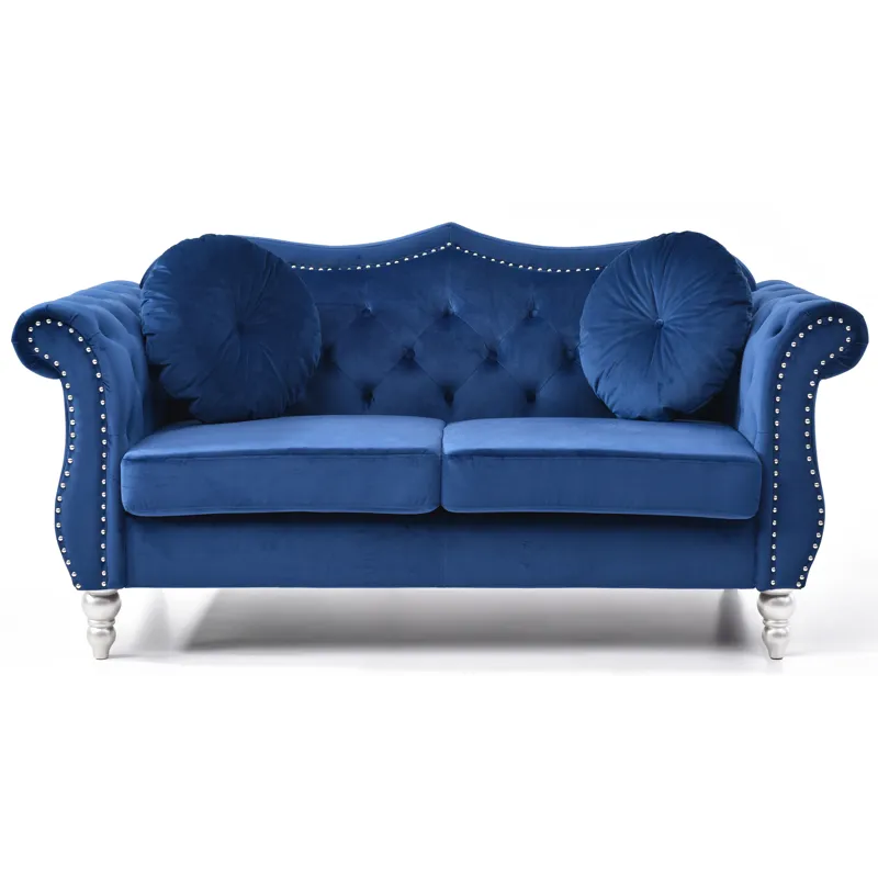 Hollywood - G0661A-L Loveseat - Navy Blue