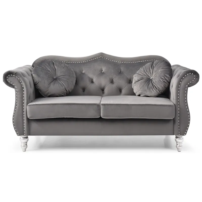 Hollywood - G0660A-L Loveseat - Dark Gray
