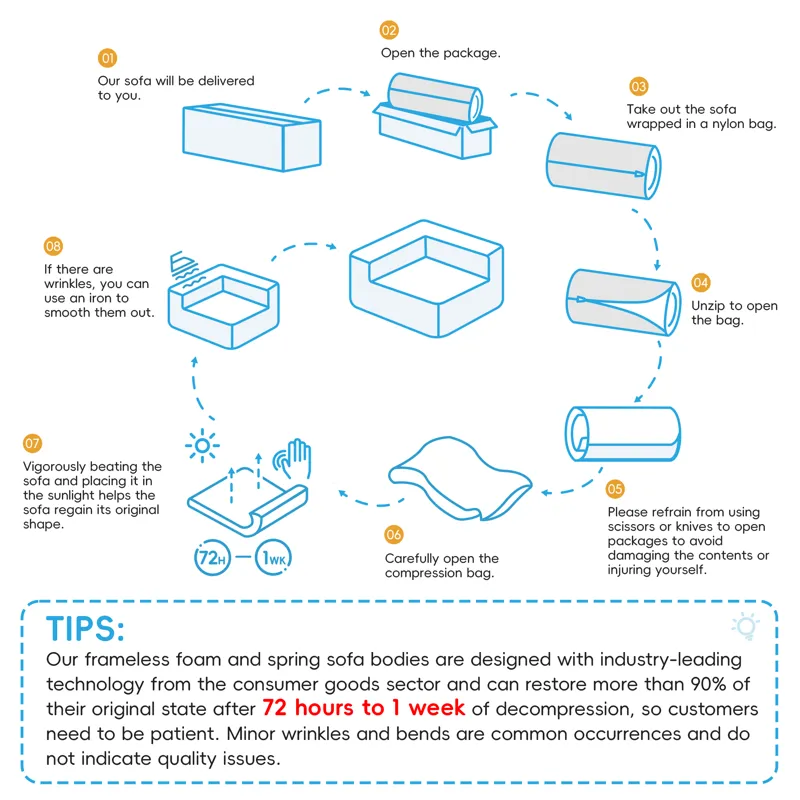 Modular Sectional Living Room Sofa Set, Modern Minimalist Style Couch, Upholstered Sleeper Sofa For 