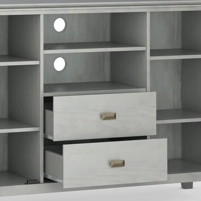 Artisan - Tall TV Media Stand - Fog Grey