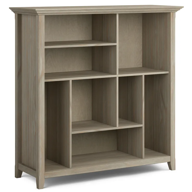 Amherst - Multi Cube Bookcase and Storage Unit - Distressed Grey