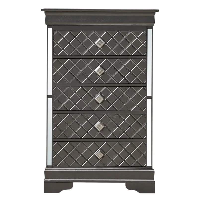 Verona - Chest - Metalic Black