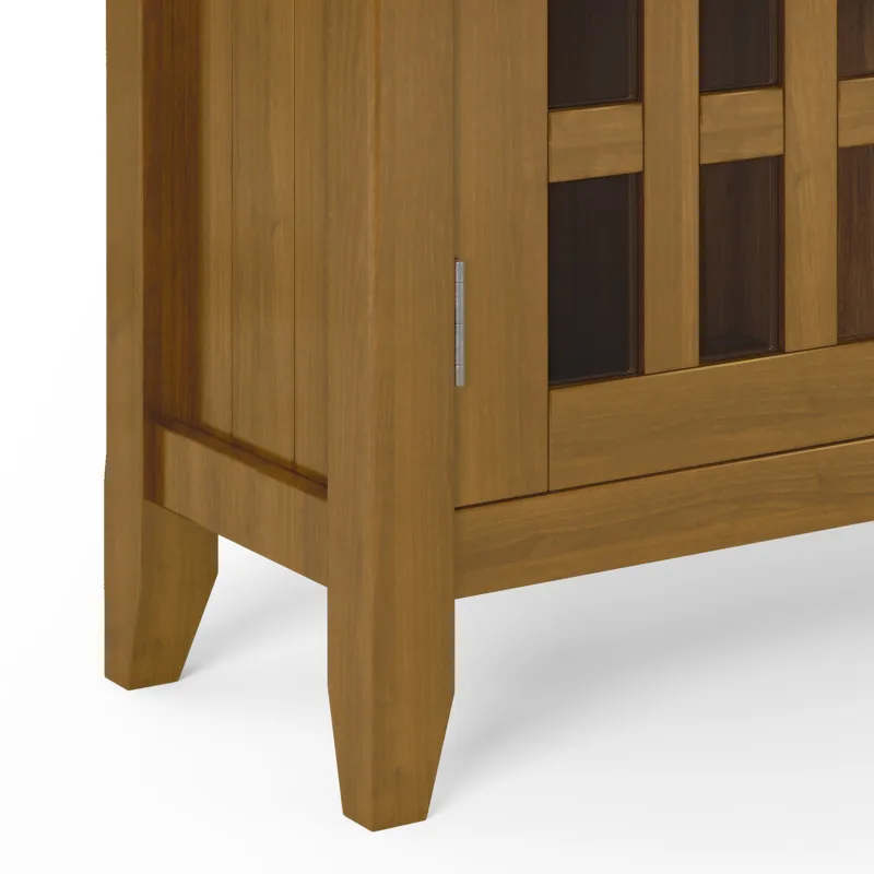 Bedford - Low Storage Media Cabinet - Light Golden Brown