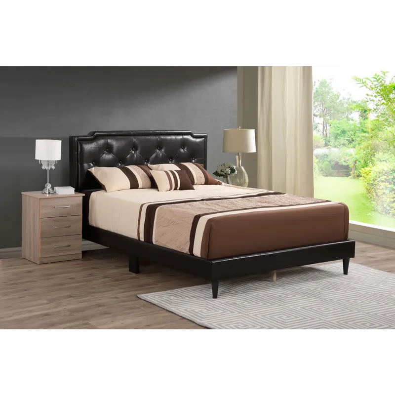 Deb - G1116-QB-UP Queen Bed (All in One Box) - Cappuccino