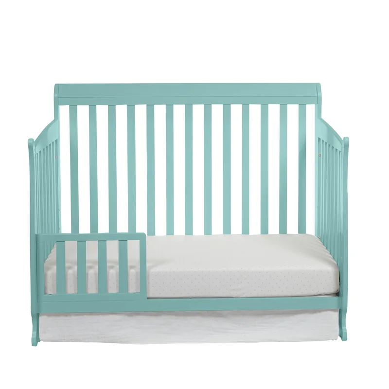 Riley - 4-in-1 Convertible Crib - Turquoise