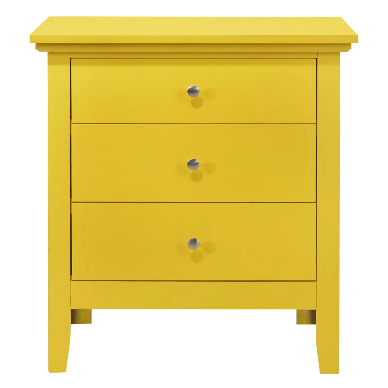 Hammond - G5402-N 3 Drawer Nightstand - Yellow