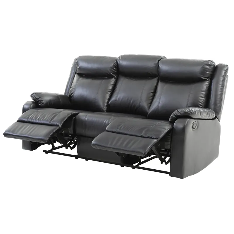 Ward - G761A-RS Double Reclining Sofa - Black