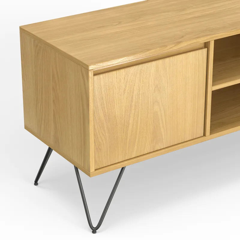 Hunter - TV Media Stand - Oak Veneer