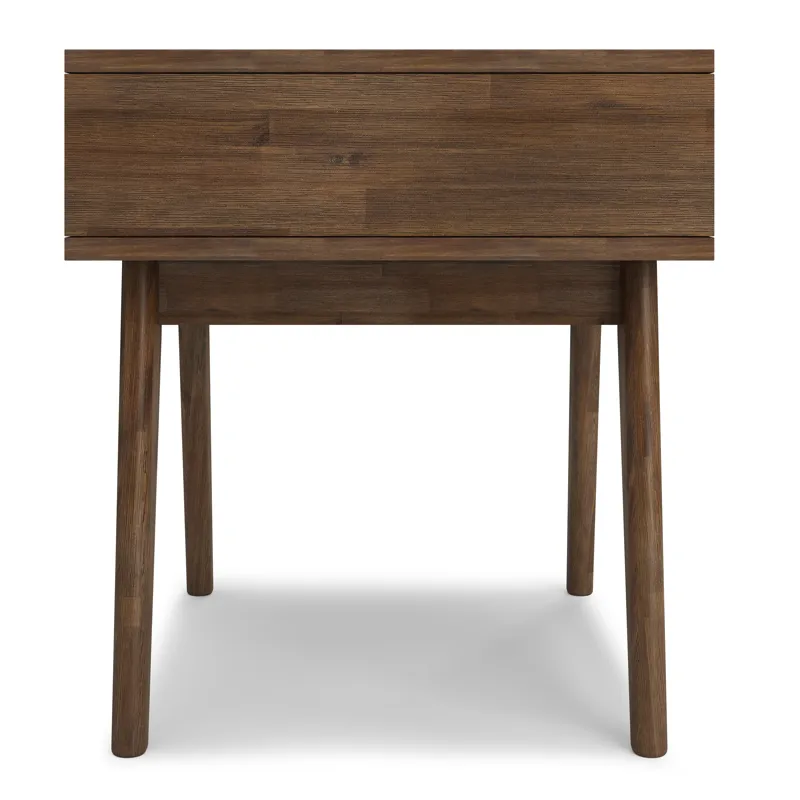 Clarkson - End Table - Rustic Natural Aged Brown