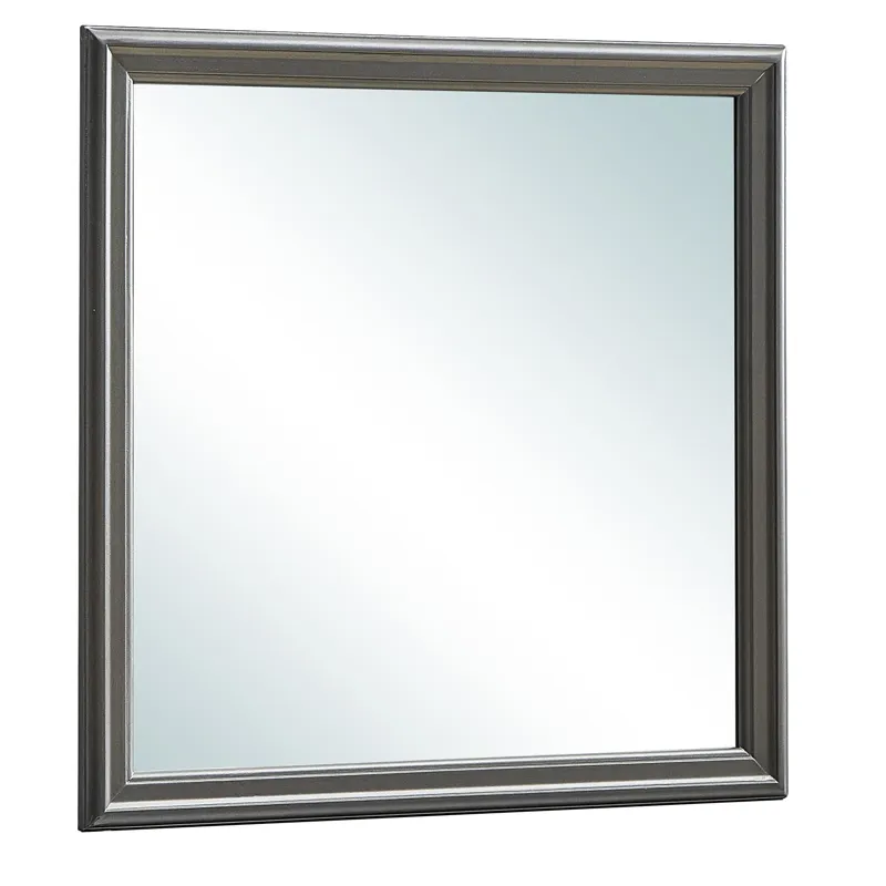 Lorana - G6502-M Mirror - Metalic Black