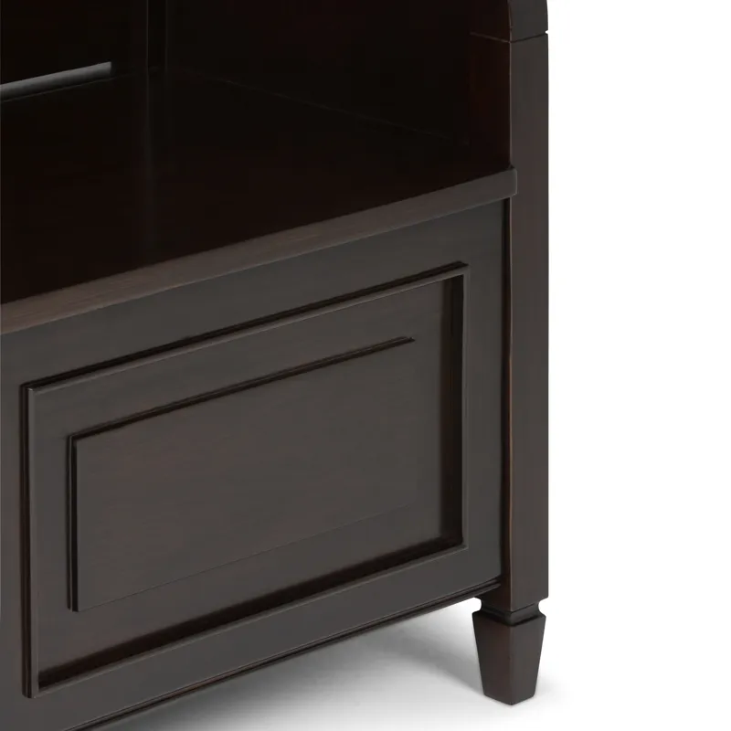 Connaught - Entryway Storage Bench - Dark Chestnut Brown