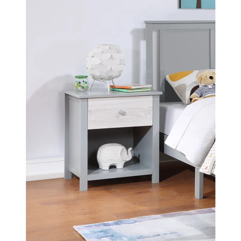 Connelly - Nightstand - Gray/Rockport