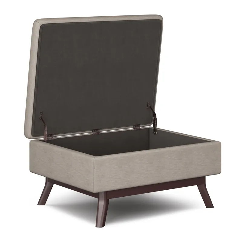 Owen - Coffee Table Storage Ottoman - Natural