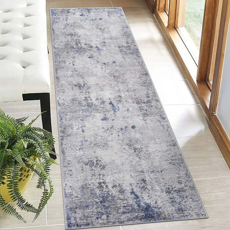 2\' x 8\' Abstract Non-Shedding Living Room Bedroom Dining Home Office Stylish And Stain Resistant A