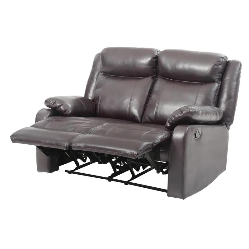Ward - G760A-RL Double Reclining Loveseat - Dark Brown