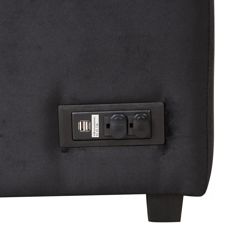 Sleeper Sofa Bed, 2 In 1 Pull Out Sofa Bed L-Shape Couch With Storage Ottoman For Living Room, Bedro