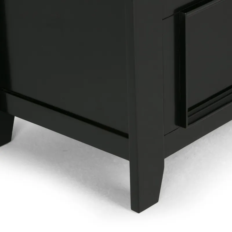 Amherst - Entryway Storage Bench - Black