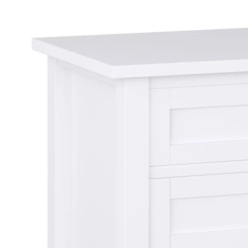 Warm Shaker - Bedside Table - White