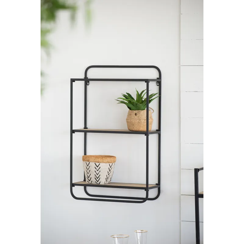 Wall Shelf - Black Brown